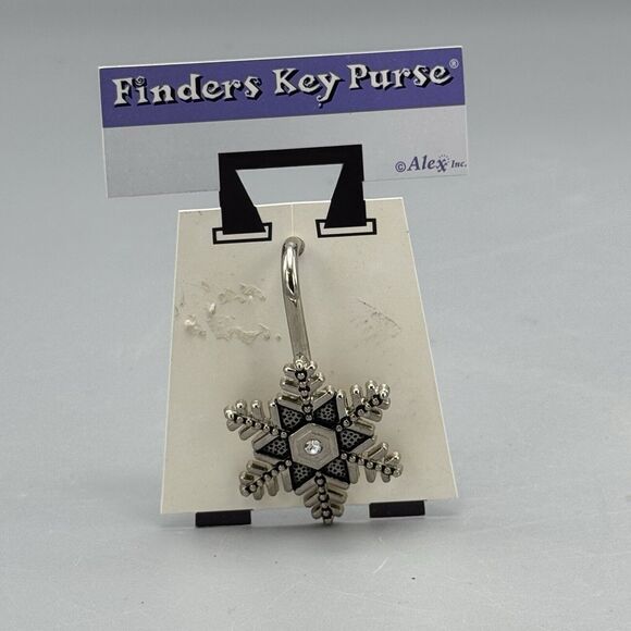 Alexx Inc Finders Key Purse Snowflake Key Clasp Purse Accessories Key Hook - Picture 3 of 5